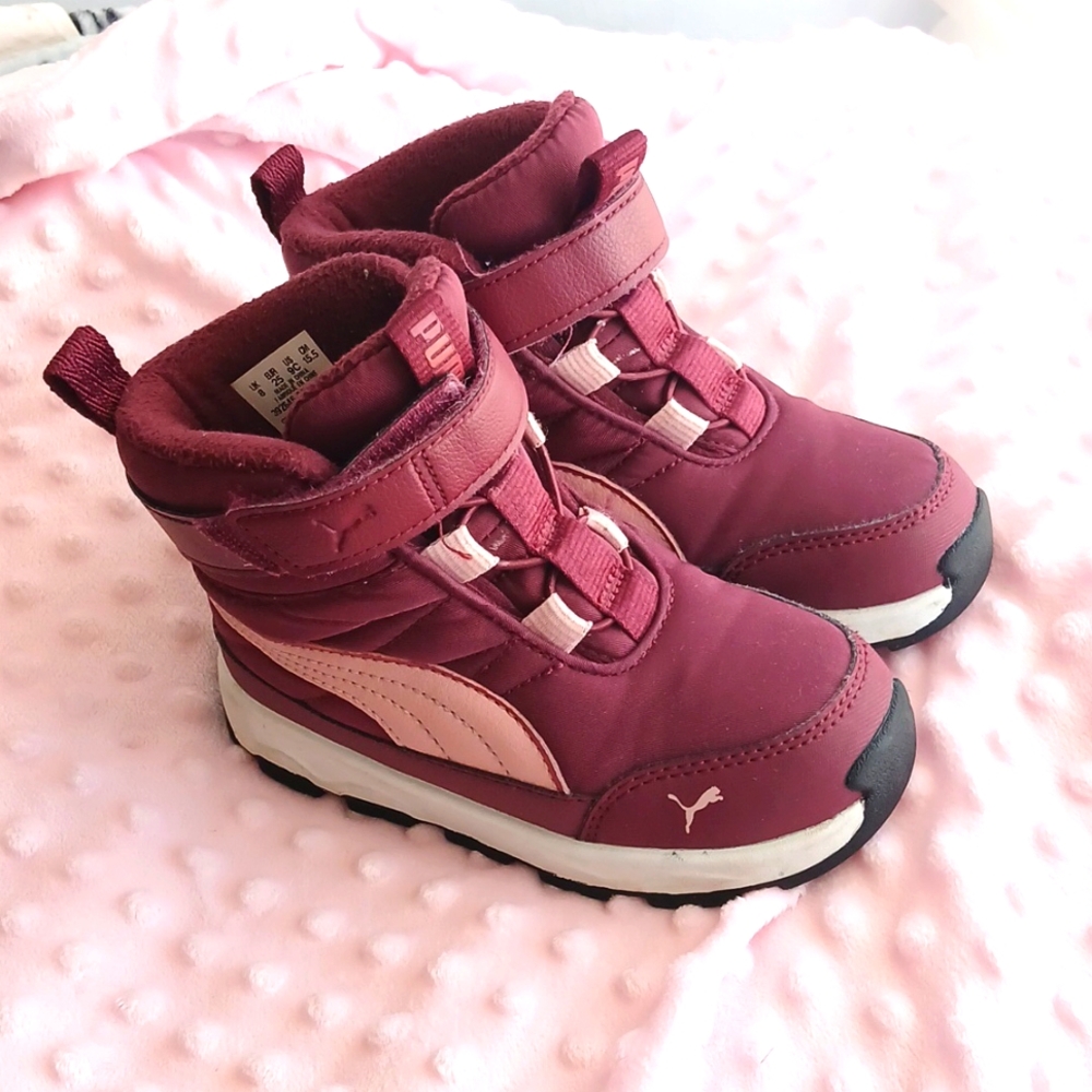 puma winter boots for gilrs size 8